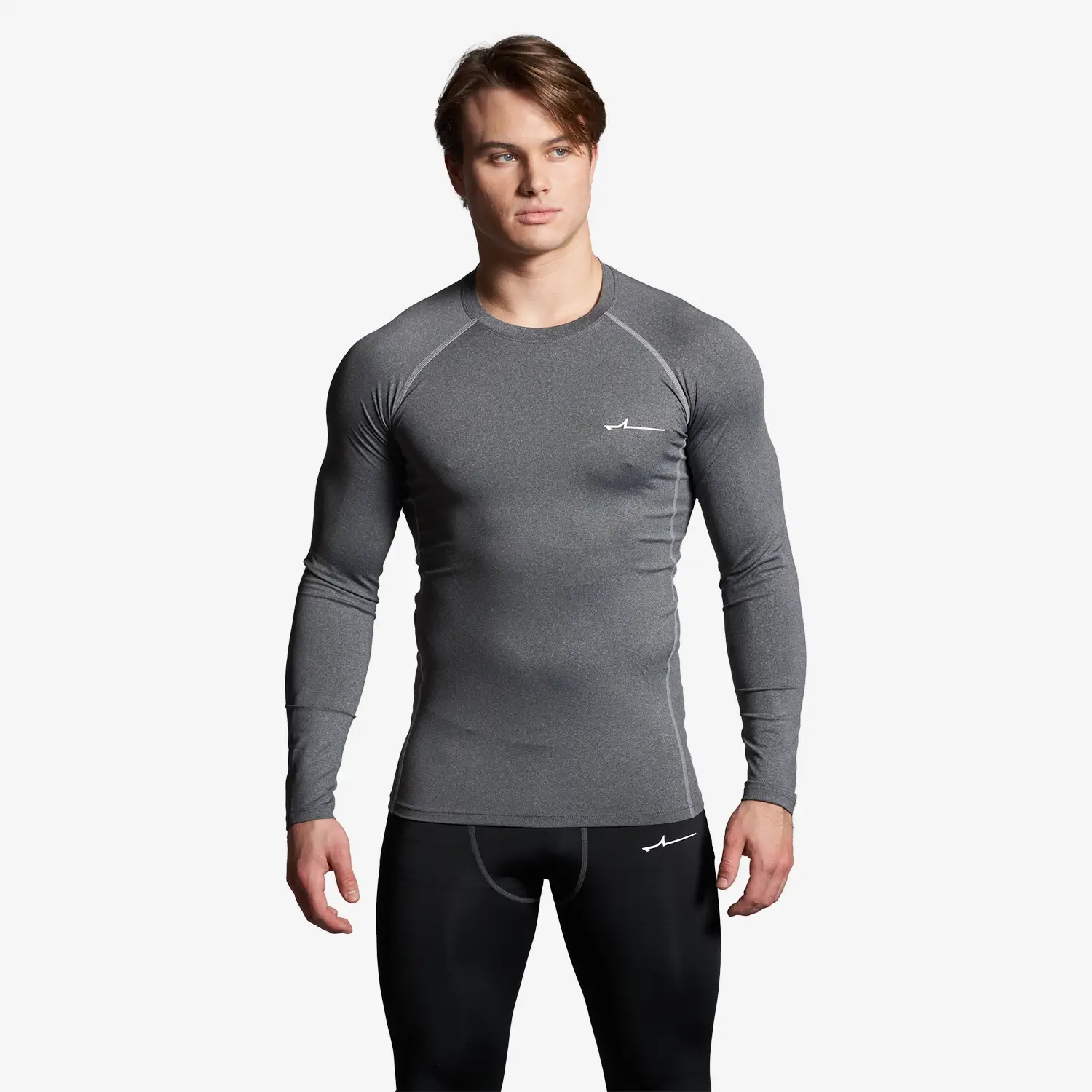 HEREN COMPRESSION T-Shirt - Pearl Grey